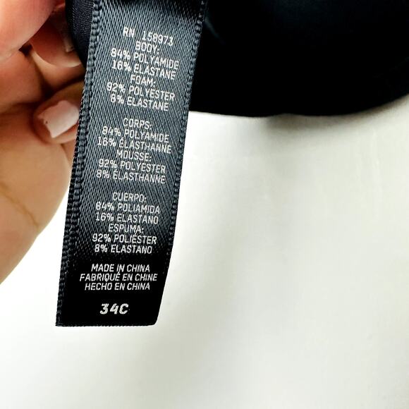 Skims NWT Onyx Weightless Underwire Demi Bra 34C - Picture 6 of 6